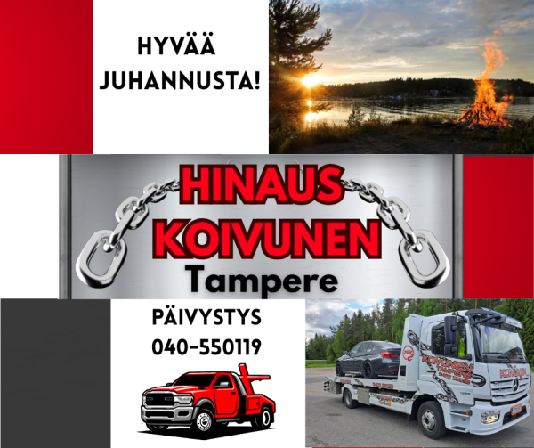Juhannusliikenteessä päivystämme