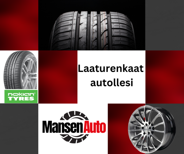 Laadukkaat renkaat autoosi!